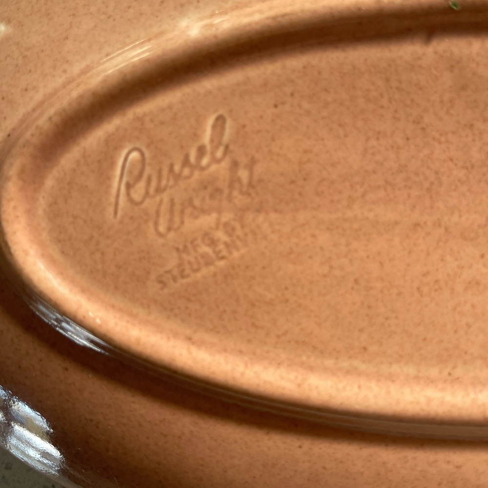 Rustic Oval Ceramic Plate - Picture 2 of 4